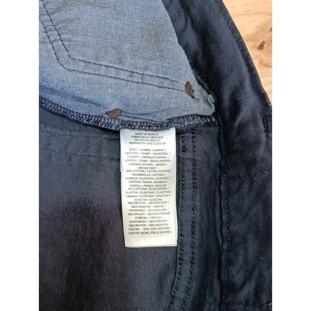 Polo Ralph Lauren Men's Dark The Hampton Relaxed Straight Jeans Zip Size 42 x 30